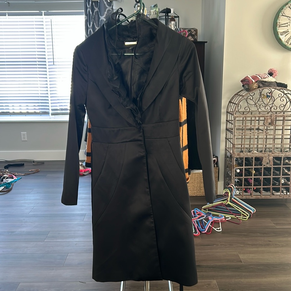 Black knee length nicer coat
